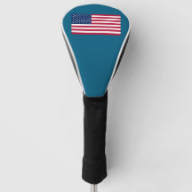 Capa para Cabeça de Taco de Golfe com Bandeira dos