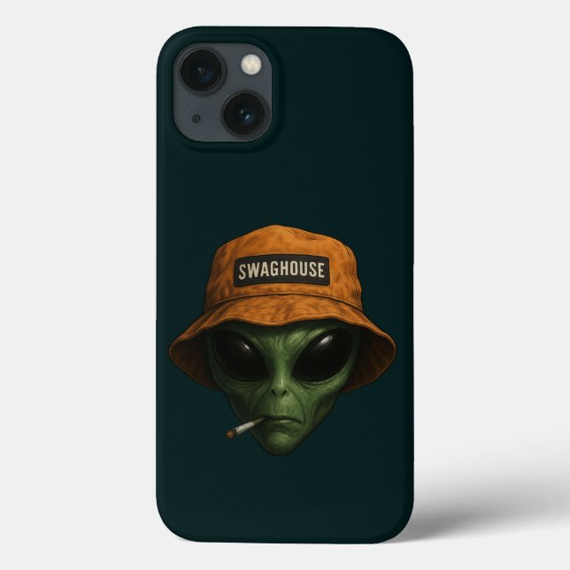 CAPA PARA CELULAR DE EXTRATERRESTRE EM DESIGN  (Verso)