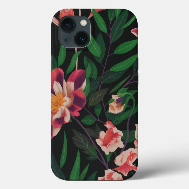 capa para celular Floral em design  (Verso)