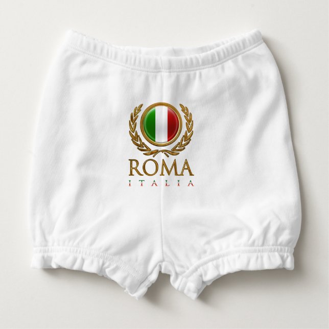 Capa Para Fralda Italiano personalizado Bandiera (Frente)