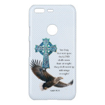Cruz Celta Águia Azul Inspiradora Bíblia