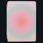 Capa Para iPad Air Aura Minimalista de Gradação Pastel<br><div class="desc">Design de gradiente - efeito aura - cores pastel: cor rosa-claro-claro-claro,  verde,  gradiente laranja.</div>
