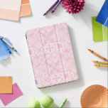 Capa Para iPad Air azulejos ornamentados cor-de-rosa<br><div class="desc">Vários azulejos pintados à mão com elementos florais</div>