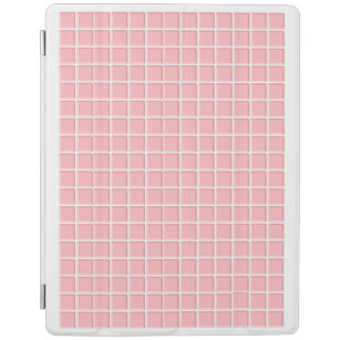 Capa Smart Para iPad Azulejos Quadrados Dinamarqueses Pintados Brancos 