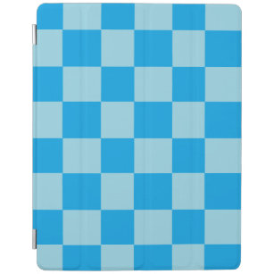 Capa Smart Para iPad Blocos quadrados azuis geométricos
