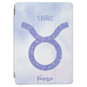 Capa Para iPad Air Bonito símbolo de astrologia Taurus, roxo persona