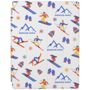 Capa Smart Para iPad Bridger Bowl Canyon Montana Ski Patterno