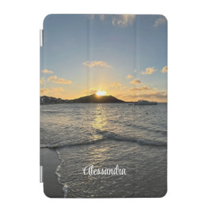 Capa Para iPad Mini Caribe Paraíso Tropical Tranquilo Sunset