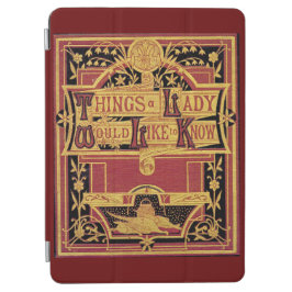 Capa Para iPad Air Coisas cobrir de Como Saber da senhora um