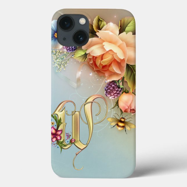 Capa para iPad Air com Monograma W (Verso)