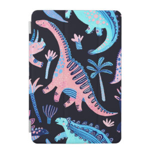 Capa Para iPad Mini Dinossauros cartoon bonitos, um padrão perfeito em