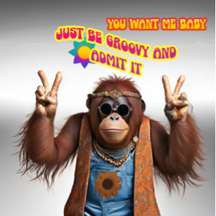 Capa Smart Para iPad Goofy Engraçado Hippie Boho Orangutan fofo persona