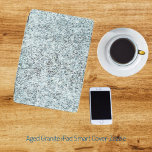 Capa Para iPad Air Granite envelhecido<br><div class="desc">Uma mistura texturizada,  de azul,  cinzas,  amarela,  preta e branca,  produziu esta única arte gráfica que imita,  o olhar envelhecido,  de granito,  pedra mármore.</div>