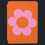 Capa Para iPad Air La Fleur 01 Flor-Cor-de-rosa-laranja-Cor-de-rosa r<br><div class="desc">Abstrato Retro-Impressão Floral - La Fleur - Laranja E Rosa.</div>