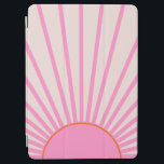 Capa Para iPad Air Le Soleil 01 Sol Rosa Sol<br><div class="desc">Impressão do Sol - Rosa - Sol,  Abstrato Geométrico Sunrise - Le Soleil.</div>
