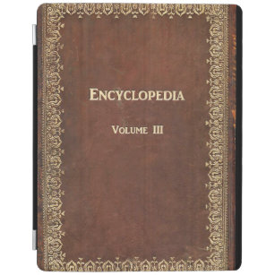 Capa Smart Para iPad Livro antigo da enciclopédia de Falln