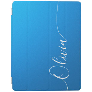 Capa Smart Para iPad Nome do Script de Caligrafia Elegante Branco do Sh