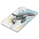 Capa Para iPad Air Orca Killer Whale Pulando em Waves Watercolor (Lateral)
