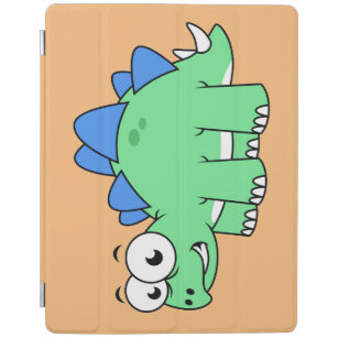 Capa Smart Para iPad Ótima Ilustração De Um Estegossauro. 2