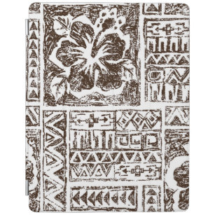 Capa Smart Para iPad Padrão de arte tropical tribal do Havaí indígenas