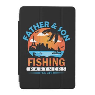 Capa Para iPad Mini Parceiros de Pesca Pai e Filho para a Vida