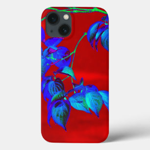 Capa para iPad Air Red Sky Blue Leaves