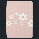 Capa Para iPad Air Retro Daisy Dusty Pink<br><div class="desc">capa de ipad rosa poeirenta retro-margarida.</div>