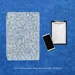 Capa Para iPad Air Sapphire Leaf iPad Smart Cobrir<br><div class="desc">Design gráfico,  das folhas Florais,  esboçadas em padrões texturizados,  em pano de vidro,  com cores,  de azul violeta,  cinza azul,  preto e branco.</div>