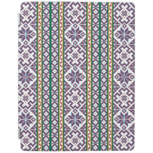 Capa Smart Para iPad Símbolo antigo multicolorido tribal design de arte