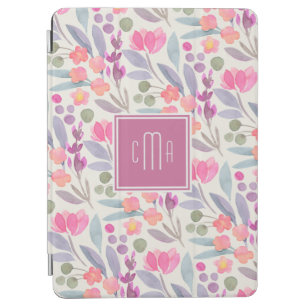 Capa Para iPad Air Teste padrão floral da aguarela Pastel com