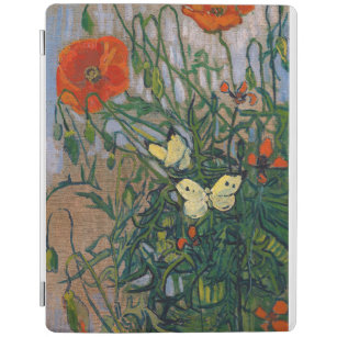 Capa Smart Para iPad Vincent van Gogh - Borboletas e papagaios