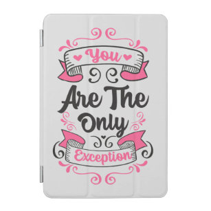 Capa Para iPad Mini Você é a única exceção, citação de letras Paramore