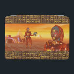 Capa Para iPad Mini ARES NO DESERTO DA HIPERION Science Fiction<br><div class="desc">Imagem artística,  colorida e brilhante de ficção científica. Caractere ciborgue Ares, quadro de animação do filme 3D Hyperion.Desert é semelhante ao Egito,  Sun,  pirâmides,  templo,  Baldesign3d (c)</div>