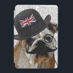 Capa Para iPad Mini British Bulldog e Bowler Hat<br><div class="desc">Pets</div>