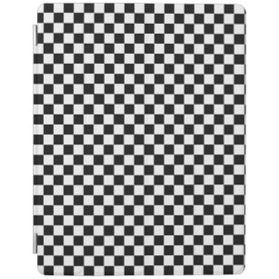 Capa Smart Para iPad Checkerboard preto e branco clássico por STaylor
