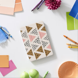 Capa Para iPad Mini Chic Leopard & Pink Triangle Pattern