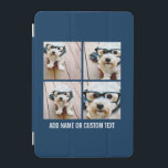 Capa Para iPad Mini Crie o seu próprio Marinho de Colagem de Fotografi<br><div class="desc">Use quatro fotos quadradas para criar um presente exclusivo e pessoal. Ou você pode ficar com o filhote hipster e fazer uma moda. Se precisar ajustar as fotos,  clique na ferramenta personalizar para fazer alterações.</div>