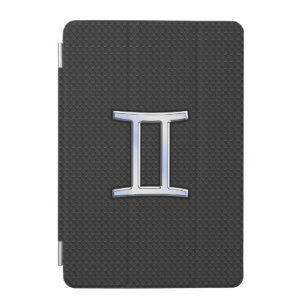Capa Para iPad Mini Cromo Moderno Como Gemini Símbolo Zodiac