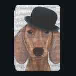 Capa Para iPad Mini Dachshund com Chapéu Negro<br><div class="desc">Pets</div>