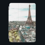 Capa Para iPad Mini Destinos | Torre Eiffel Vintage na perspectiva de<br><div class="desc">A tarde quebrou e você se transpira em um belo dia em Paris. A aquarela dá-nos uma nova perspectiva para a capital florescente da França. A trabalho de arte fantástica foi pintada por uma e apenas Melissa Wang. Ela nos permite ver Paris através de seus olhos. Com a Torre Eiffel...</div>
