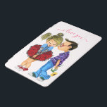 Capa Para iPad Mini iPad Air Cover com Casal Love - I Love You<br><div class="desc">Casal Romântico Bonito - Amor - Dia de os namorados Beijo e Menina - Pintura Divertida - Escolha / Adicione Seu Texto / Nome / Cor Único - Faça seu presente especial - Redimensionar e mover ou remover / adicionar elementos - imagem / texto com ferramenta de personalização. Pintura e...</div>