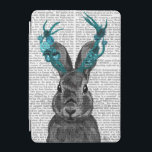 Capa Para iPad Mini Jackalope com Turquoise Antlers<br><div class="desc">Animais e Natureza</div>