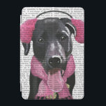 Capa Para iPad Mini Labrador Preto Com Mata De Ouvido<br><div class="desc">Pets</div>