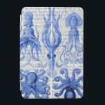 Capa Para iPad Mini Octopus e Lula Azul<br><div class="desc">Costeira e tropical</div>