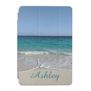 Capa Para iPad Mini Ondas do Oceano Azul na praia de Caribe V2
