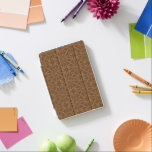 Capa Para iPad Mini Padrão Geométrico de Couro Castanho GR3<br><div class="desc">Legal visual marrom textura de couro impressão com aspecto em relevo.</div>
