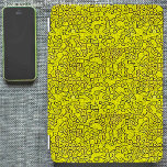 Capa Para iPad Mini Vidro Estreito<br><div class="desc">Elegância brilhante, brilha, a partir desta arte gráfica, em vibrantes, cores de: amarelo, laranja, verde-oliva, castanho e preto, que é digitalmente editado, neste padrão mosaico.</div>
