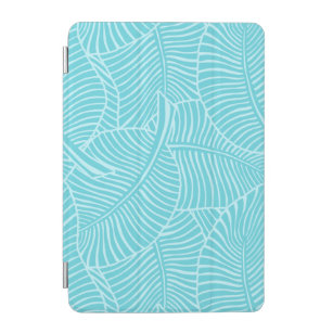 Capa Para iPad Mini Zebra Palm Hawaiian Tropical - Aqua
