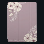 Capa Para iPad Pro Cobrir inteligente Floral iPad do Creme Moderno<br><div class="desc">Nossa coleção moderna tem a pluma leve e o fundo do creme com botânicos estêncil. O layout moderno e a fonte serif traz a elegância nesta suíte. Envie convites que sejam impossíveis de resistir ou decorar sua casa e escritório com itens florais modernos. Muitas coisas para misturar e combinar nesta...</div>