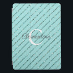 Capa Para iPad Pro Diversão do Teal Turquoise Azul Glitter Strips Mon<br><div class="desc">Diversão do Teal Turquoise Azul Glitter Stripes Monograma cobrir com tarte azul turquesa e espaço para seu monograma e nome personalizados. Fácil de personalizar com texto, fontes e cores. Criado pelo designer Zazzle pro BK Thompson © exclusivamente para Cedar e String; entre em contato conosco se precisar de assistência, tiver...</div>